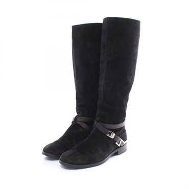 Dior Long boots shoes Suede Black Used Women size 35