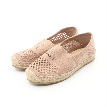 Christian Dior  Shoes flat canvas Pink Used Women size 34 1/2