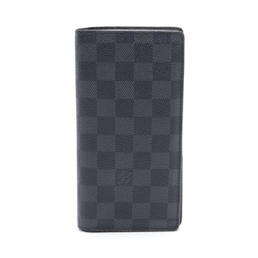 LOUIS VUITTON Portefeuille Brazza Bifold long wallet N62665 Damier graphite BK