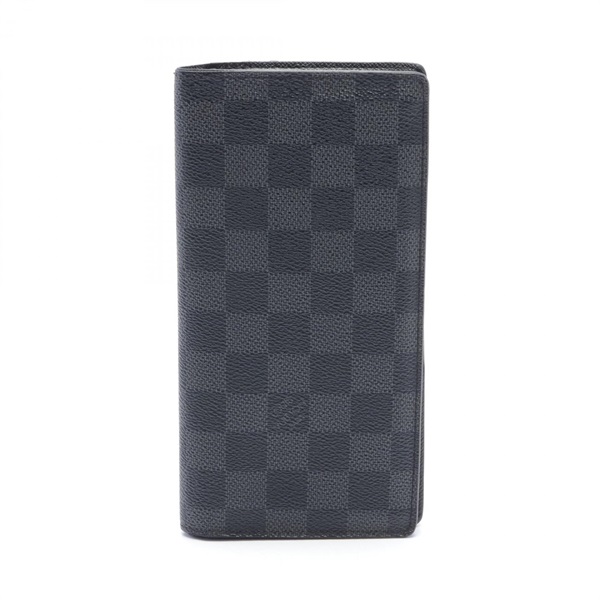 LOUIS VUITTON Portefeuille Brazza Bifold long wallet N62665 Damier graphite BK