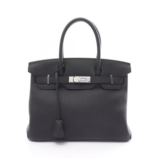 HERMES Birkin 30 Hand bag W H030520CK Togo leather Black SHW