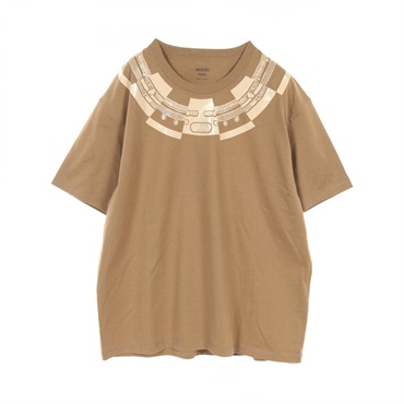 HERMES LE TRESOR DE MEDOR T-shirt #42 cotton Khaki