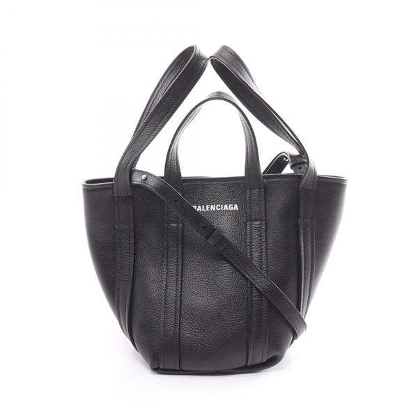 BALENCIAGA Everyday XS North South 2way shoulder crossbody Hand bag 672793 black