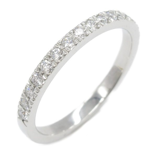 TIFFANY＆CO soleste Half Eternity Ring Pt950 Platinum Diamond Clear US size #5