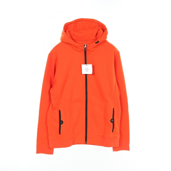 HERMES Sellier Hoodie Parker cotton Orange Used mens size L