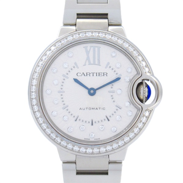 CARTIER Ballon Bleu Wrist Watch W4BB0035 Automatic Stainless Steel Used Women