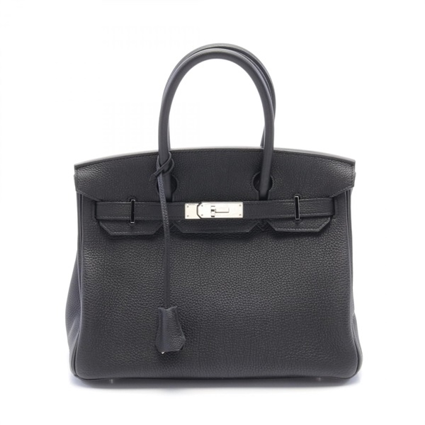 HERMES Birkin 30 Hand bag Togo leather SHW Black Used Women