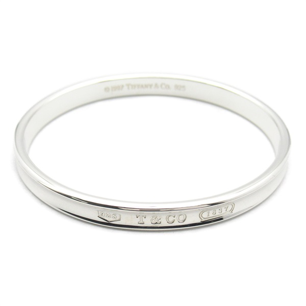 TIFFANY＆CO 1837 narrow bangle bracelet 19cm Silver925 Used