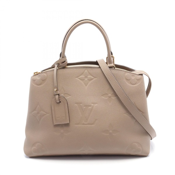 LOUIS VUITTON Grand Palais MM Hand bag M45833 Monogram Empreinte Tourterelle LV