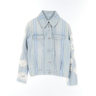 CHANEL Denim Jacket #36 blouson P58708V44707 cotton Blue Used