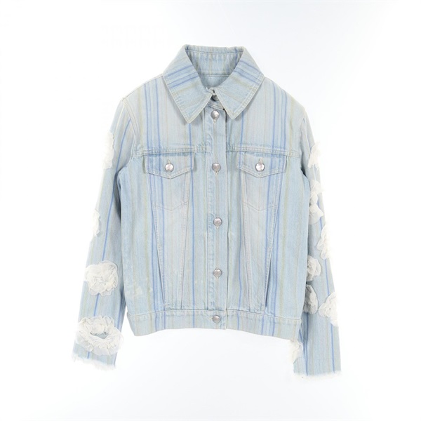 CHANEL Denim Jacket #36 blouson P58708V44707 cotton Blue Used