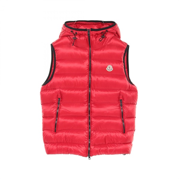 MONCLER RAY Down vest jacket 4337349 Nylon Red Used mens size 5