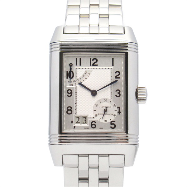 JAEGER-LECOULTRE Reverso Grand Date Wrist Watch 240.8.15 handrolled SS Used mens