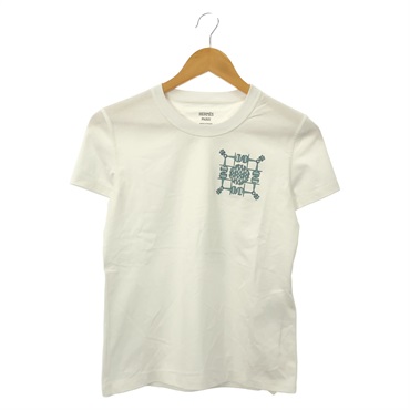 HERMES T-shirt Short sleeve #34 cotton White
