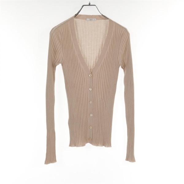 PRADA cardigan knitwear #40 P25107 cashmere silk Beige Used