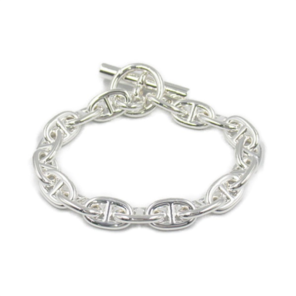 HERMES Chaine dancre MM Bracelet 18 links Silver925 Used unisex