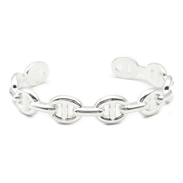 HERMES Chaine dancre Enchainee Bangle bracelet 16.5cm H109509B Silver925