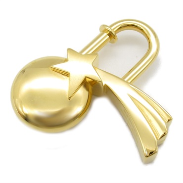 HERMES Cadena shooting star Gold Plated Used Women limited edition in 1999