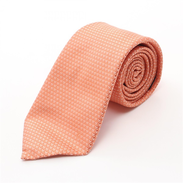 LOUIS VUITTON necktie cravate 148cm MR1254 silk Orange