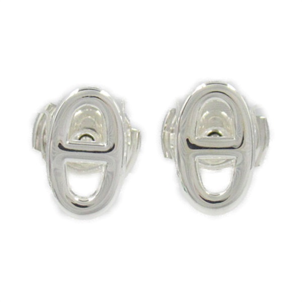 HERMES Chaine dancre Pierced earrings Silver925 Used