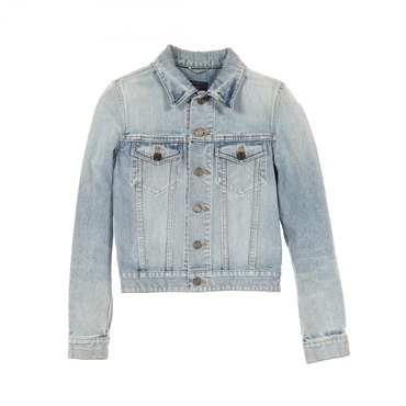 SAINT LAURENT PARIS Denim Jacket cotton Blue Used Women #M
