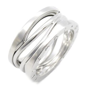 BVLGARI B-zero 1 Legend Ring 18KWG White Gold Used unisex US size 6.75 #54