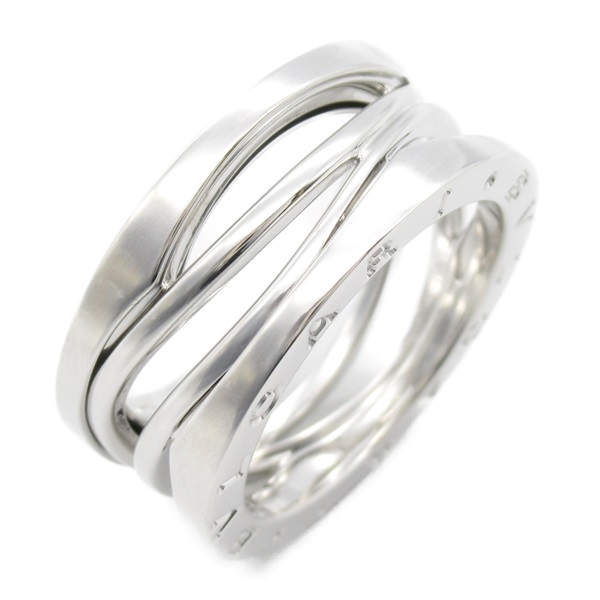 BVLGARI B-zero 1 Legend Ring 18KWG White Gold Used unisex US size 6.75 #54