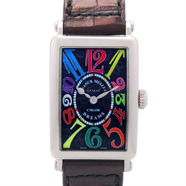 FRANCK MULLER Long Island Color Dream Wrist Watch 902QZ Quartz 18KWG Used Women
