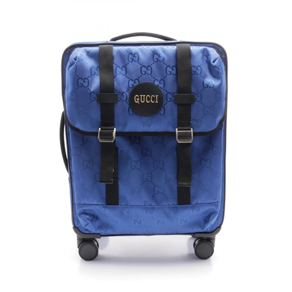 GUCCI Off the Grid GG travel Carry Bag 674234 Nylonleather Blue Black Used