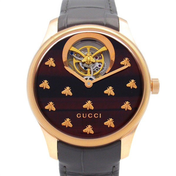 GUCCI G Timeless Wrist Watch 717070 IDLA0 8599 Automatic 18KPG gold Used mens