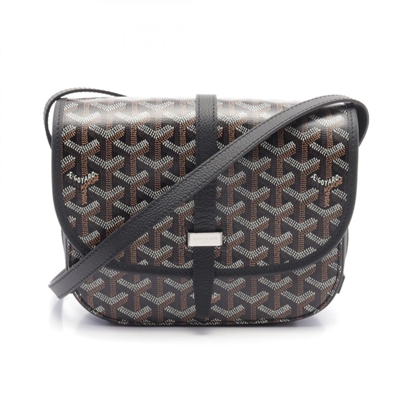 GOYARD Belvedere PM Shoulder crossbody Bag BELVE3PMLTY01CG01P canvas leather BK