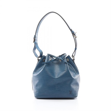 LOUIS VUITTON Petit Noe Shoulder Bag M44105 Epi leather Toledo Blue Used Women
