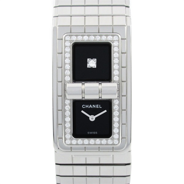 CHANEL Code Coco Wrist Watch H5145 Quartz Stainless Steel Used Women CC