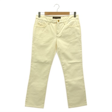 LOUIS VUITTON Pants cotton White Used Women size 36