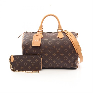 LOUIS VUITTON Speedy P9 Bandouliere 40 hand shoulder bag M24422 Monogram leather