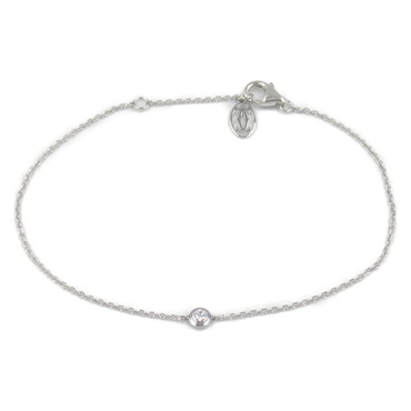 CARTIER D'amour Bracelet XS B6045517 18KWG White Gold diamond Used Women