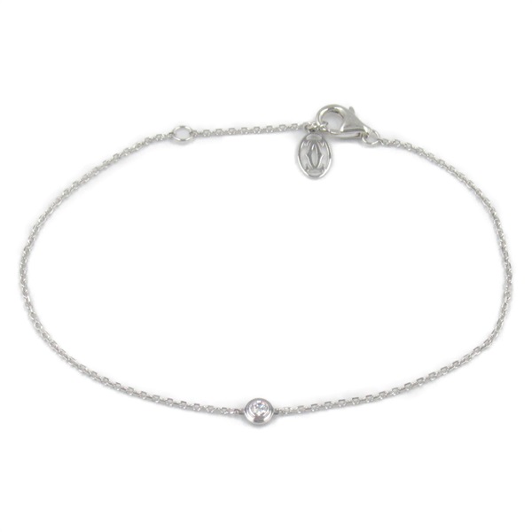 CARTIER D'amour Bracelet XS B6045517 18KWG White Gold diamond Used Women