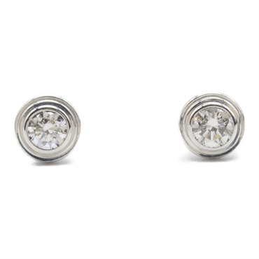CARTIER D'amour Pierced earrings XS Diamond 18KWG White Gold Used women