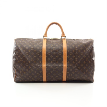 LOUIS VUITTON Keepall 60 Hand bag M41422 Monogram canvas Brown Used unisex LV