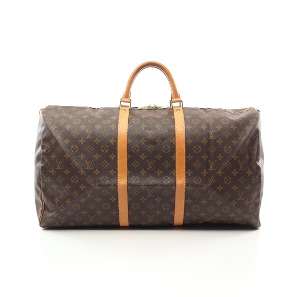 LOUIS VUITTON Keepall 60 Hand bag M41422 Monogram canvas Brown Used unisex LV