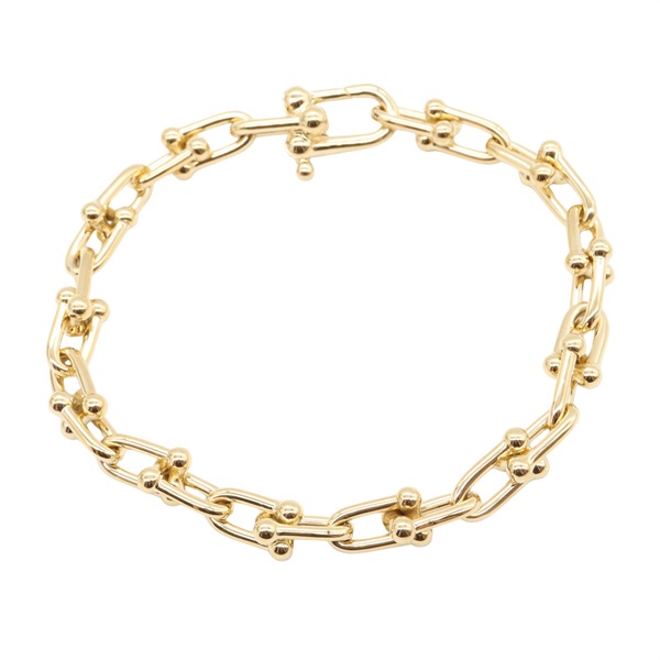 TIFFANY＆CO Small Hardware Bracelet 18KYG Yellow Gold Used unisex