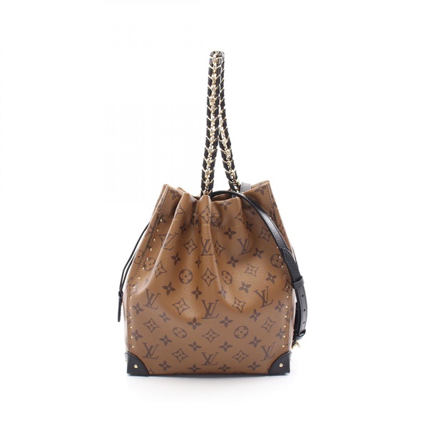 LOUIS VUITTON Noe Trunk Hand crossbody bag M13324 Monogram Reverse brown used LV