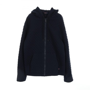LOUIS VUITTON 3D Damier zip-up Hoodie #XL RM202M UYN HJY05W cotton Navy Used