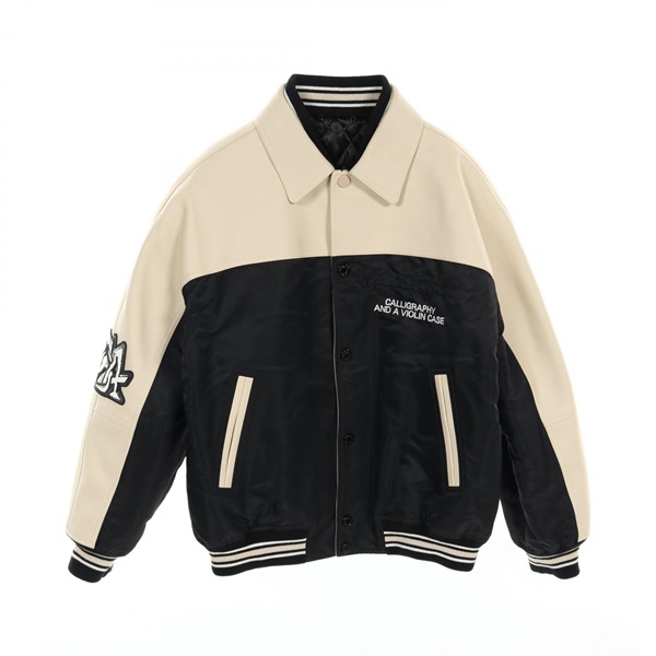 LOUIS VUITTON blouson signature logo jacket #50 RM241M BQV HQL02E Leather nylon