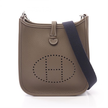 HERMES Evelyne TPM Shoulder crossbody Bag K Taurillon Clemence SHW
