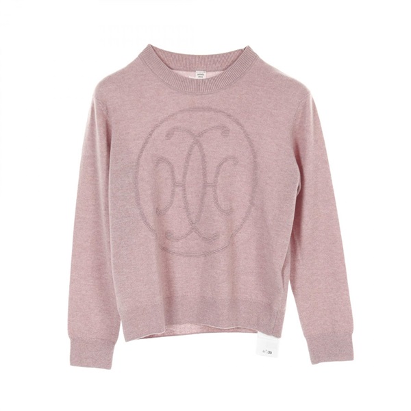 HERMES H Lift Double H knitwear sweater 5E2604D1 cashmere Purple Used