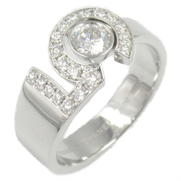 CHANEL Eternal Chanel No.5 Ring diamond 18KWG White Gold Used US size 5.25 women