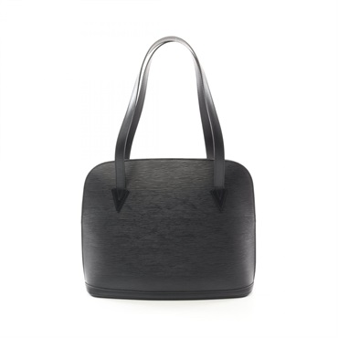 LOUIS VUITTON Lussac Shoulder Bag M52282 Epi leather Black Used Women LV