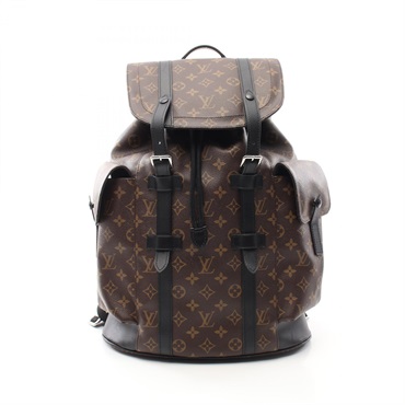 LOUIS VUITTON Christopher MM Rucksack Backpack M43735 Monogram macassar brown LV