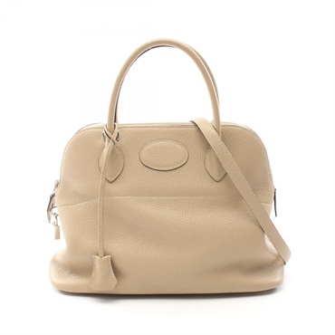 HERMES Bolide 31 Hand shoulder bag A Taurillon Clemence Trench Used SHW